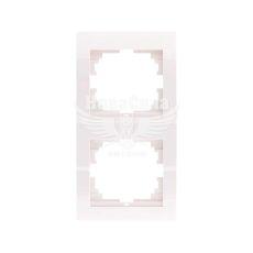 LEZARD DERIY Рамка 2-а вертикальна, білий