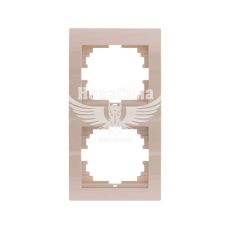 LEZARD DERIY Рамка 2-я вертикальная, крем