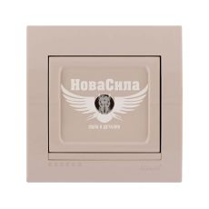 LEZARD DERIY Розетка супутникова TV кінцева, крем