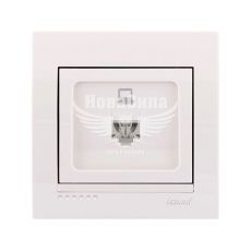 LEZARD DERIY Розетка комп'ютерна RJ45 CAT5, білий