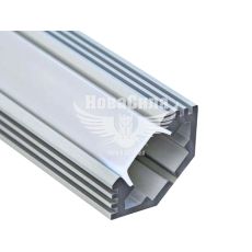 Профіль для світлодіодної стрічки Feron CAB272 кутовий з фаскою, 2 м