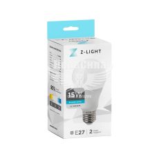Світлодіодна лампа E27 Z-Light 15Вт 6400K A60