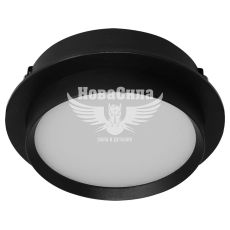 Світильник вбудований Ardero DL2817 круглий під лампу GX35, чорний