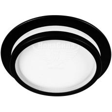 Світильник вбудований Ardero DL2813 круглий під лампу GX35, чорний