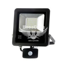 Прожектор світлодіодний LEZARD 50Вт 230V 6500K 4000Lm з датчиком руху