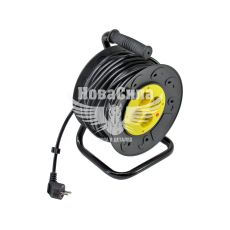 Сетевой удлинитель на катушке (PowerPlant) 30м, 10А, 4 розетки