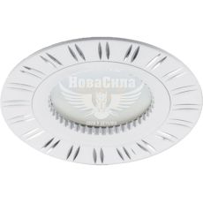 Светильник встроенный Feron GS-M393 круглый под лампу G5.3 MR16, белый