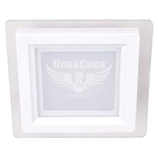 Світильник LED вбудований квадратний Feron AL2111 6Вт (100 mm) 2700K 480Lm