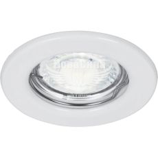 Світильник вбудований Feron DL10 круглий під лампу G5.3 MR16, білий