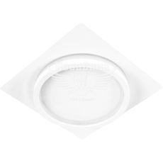 Світильник вбудований Ardero DL2814 квадратний під лампу GX35, білий