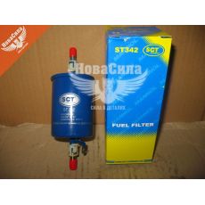 Фільтр паливний на штуцер (SCT) D. Lanos з97р.в. 1.4, 1.5, 1.6-16кл. (з фішкою)