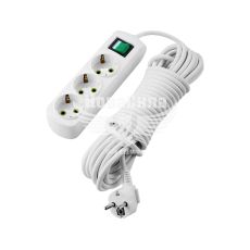 Подовжувач Lezard Letitia 3 входи 5 метра з/з з вимикачем