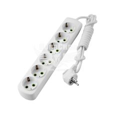 Подовжувач Lezard Letitia 6 входи 3 метра з/з