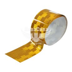 Світловідображаюча стрічка для контейнера (Tempest) жовта, 50мм. (рулон 30м.)