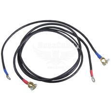 Клемма АКБ с пров. набор + - 5320-Камаз 25мм.кв. латунь (Украина)