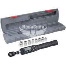 Ключ динамометричний (Durofix) 3/8 цифровий з торцевими головками