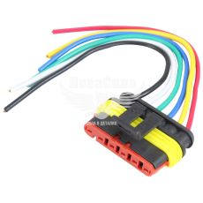 Разъем 6-кон. мама герметичный (Flagmus)