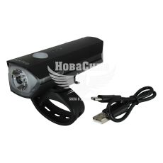 Фара велосипедна (Greys) LED 300lm, 1800mAh, кріпл. на кермо, роб. до 16 год