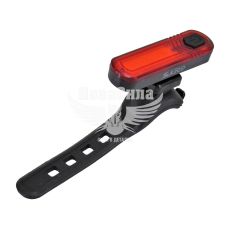 Ліхтар велосипедний (Greys) зад. 10хLEDs, IPX4, 330mAh, 7 реж. роботи, інд. стану батареї, microUSB