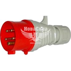 E.NEXT Силова вилка переносна розбірна 3Р+N+Z, 400В, 32A, IP44