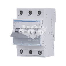 Hager Автоматичний вимикач 3P C10A 6kA 3M