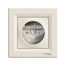 Schneider Electric Asfora Розетка одинарна б/з, кремова