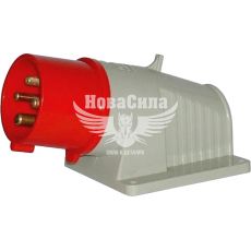 E.NEXT Силова вилка стаціонарна 3Р+Z, 400В, 16A, IP44