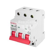 E.NEXT Автоматичний вимикач e.mcb.stand.45.3.C32 3P C32A 4,5kA 3М