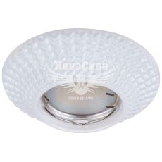 Feron Світильник вбудований CD003 круглий під лампу G5.3 MR16, білий