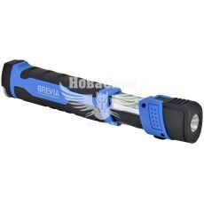 Лампа переносная инспекционная (телескопическая) (Brevia) LED 3W COB+1W 300lm, 2000mAh, microUSB