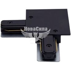 Feron Коннектор угловой для шинопровода LD1005 однофазный черный