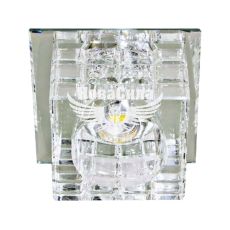 Feron Світильник LED вбудований квадратний JD106 10Вт (90/70 mm) 2700K 550Lm