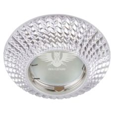 Feron Світильник вбудований CD003 круглий під лампу G5.3 MR16, срібло