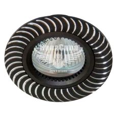 Feron Світильник вбудований GS-M392 круглий під лампу G5.3 MR16, чорний