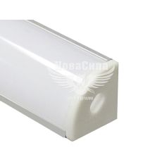 Feron Профіль для світлодіодної стрічки CAB280 накладний кутовий круглий, 2 м