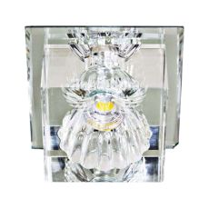 Feron Світильник LED вбудований квадратний JD55 10Вт (90/70 mm) 3000K 550Lm