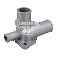 Патрубок блоку 2108-09 карб. дюральовий (СНД)