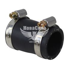 Патрубок термостата 2101-07 (Gumex) (з хомутами) короткий