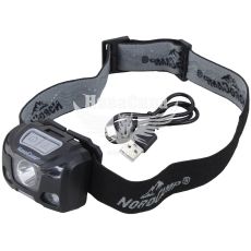 Ліхтарик на голову (Nord Camp) XPG 5W, 250lm, 1200mAh, 3хААА, сенсорний