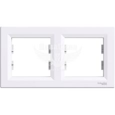 Schneider Electric Asfora Рамка 2-а горизонтальна, білий
