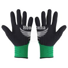 Рукавиці робочі (Україна) прорезиннені зелені