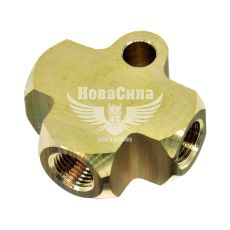 Соединитель тормозных трубок (тройник) М10х1,0 внутр. резьба (WP) иномарка