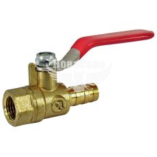 Кран шаровий повітряний з внутр. різьб. 1/4 на шланг 10мм. (Intertool)