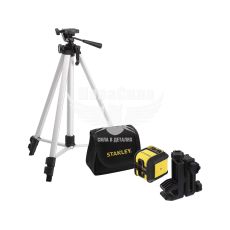 Нівелір лазерний-крос червоний зі штативом Stanley Cubix 12м