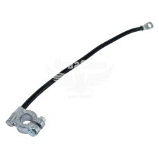 Клема для акумулятора мінусова з проводом (Україна) 40см. свинець