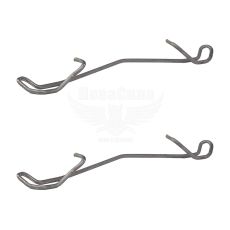 Рем. к-т. колодок F. Sierra з87-93р.в. перед. (Quick Brake) (планки)