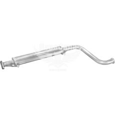 Глушитель (резонатор) средний 2110 1.5 16кл. L-88см. (POLMO) (нерж.) (От колена с катал.)