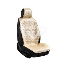 Накидки на сидіння (CarLife) преміум перед.+зад. Nitro (к-т.-4шт.) бежеві