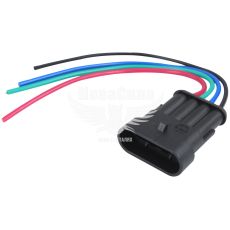 Разъем 4-кон. папа герметичный (Flagmus)