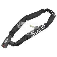 Замок велосипедний (Greys) ланцюг 6x1000мм на ключ